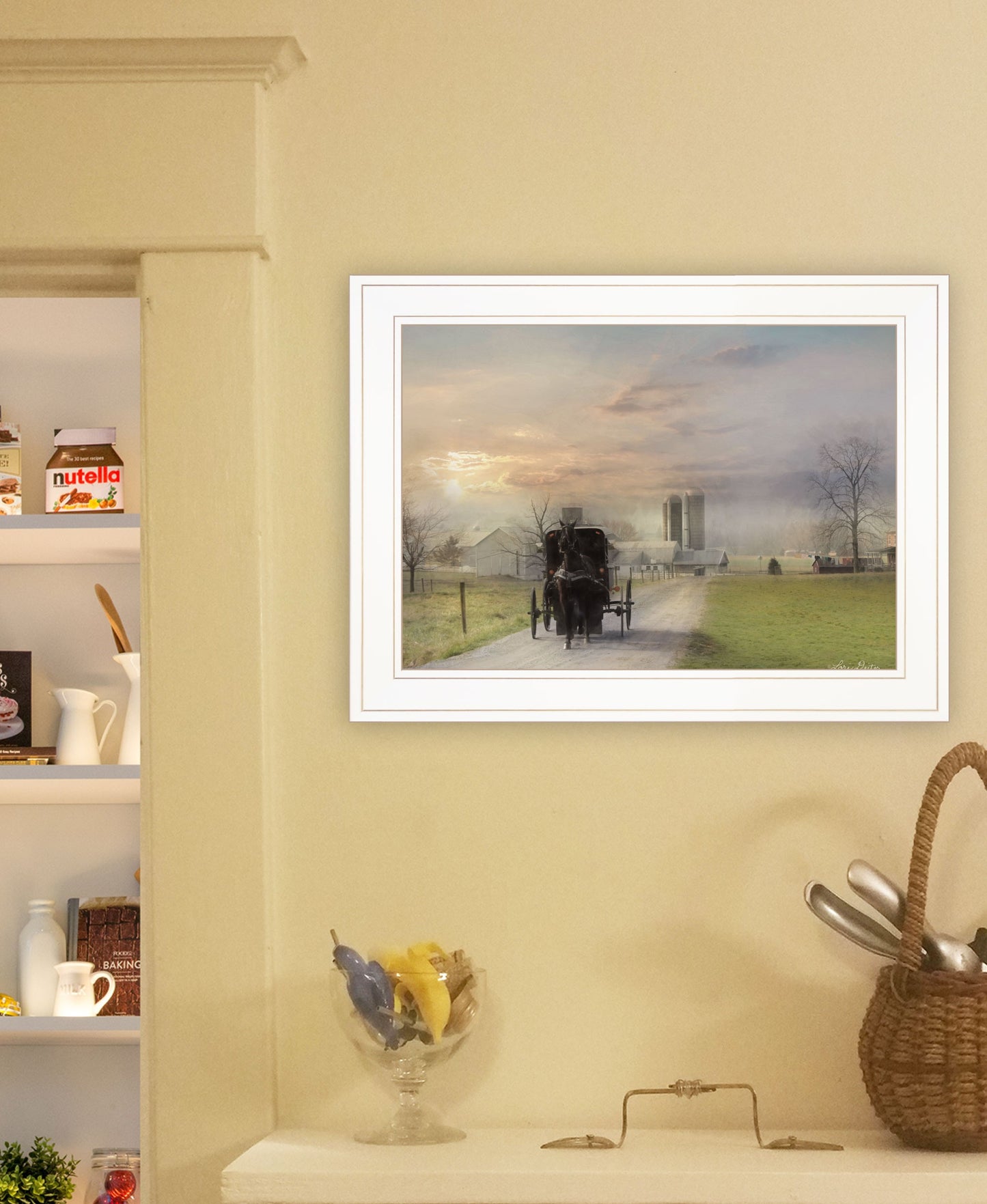 Morning Exercise 2 White Framed Print Wall Art-4