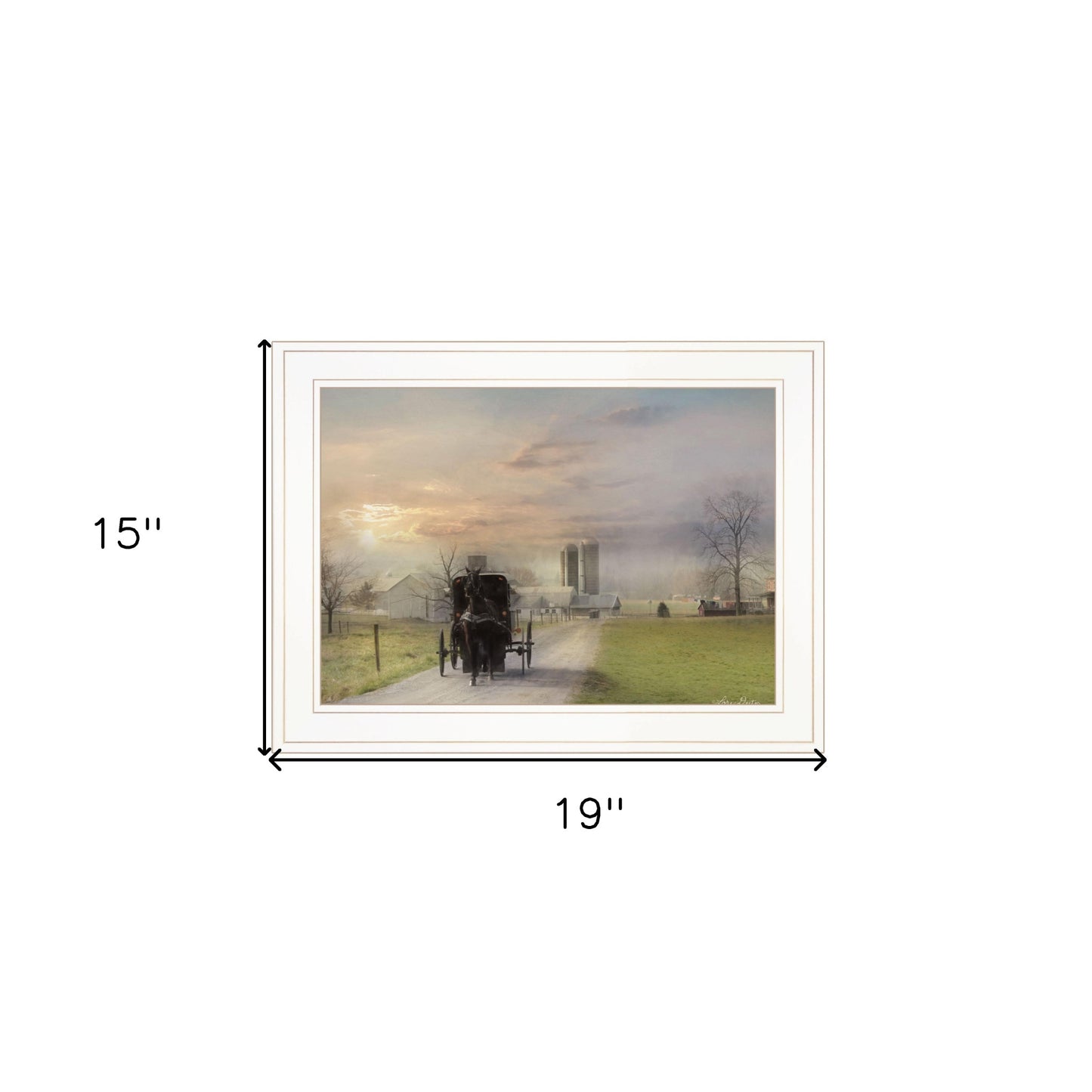 Morning Exercise 2 White Framed Print Wall Art-5