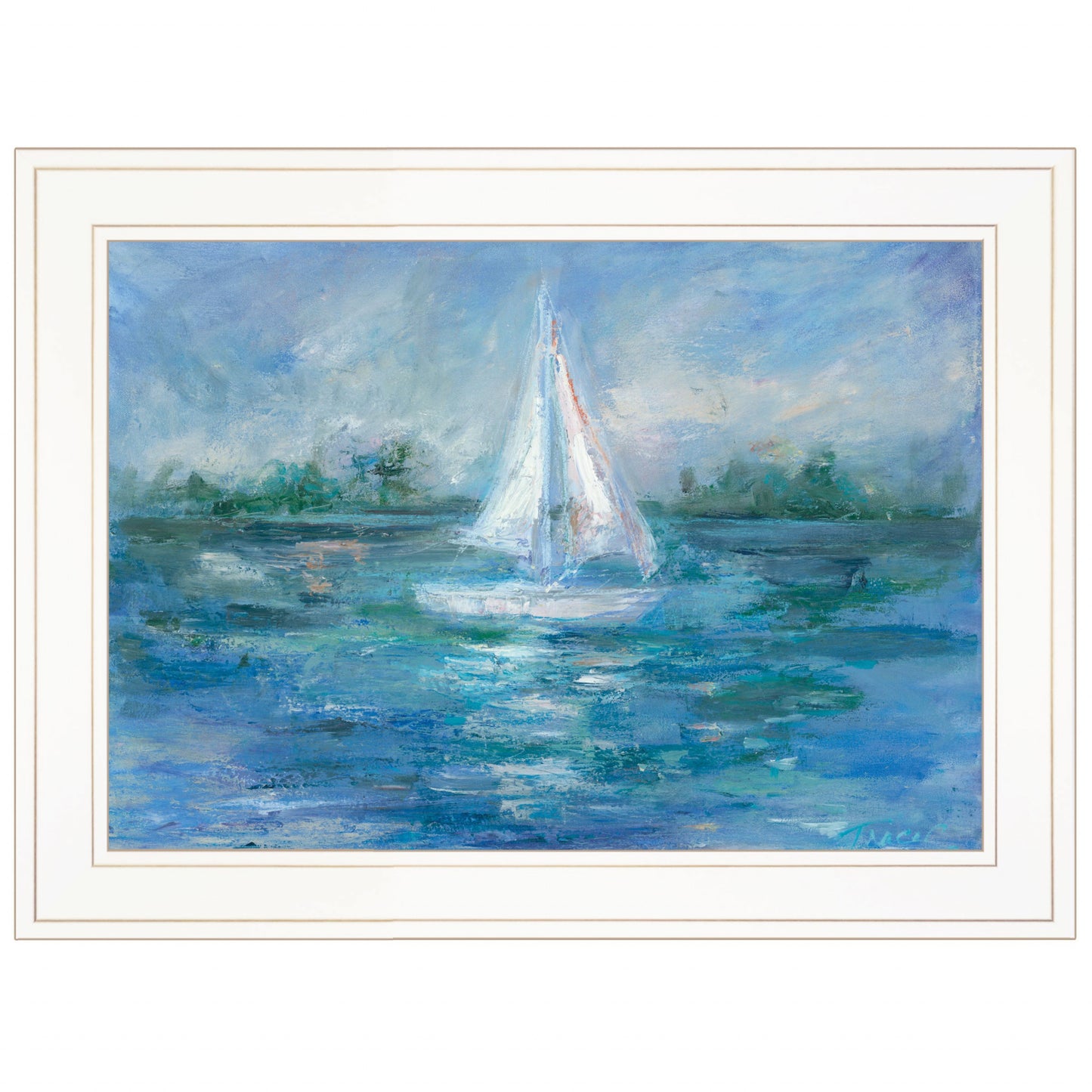 A Day In the Life 2 White Framed Print Wall Art-1
