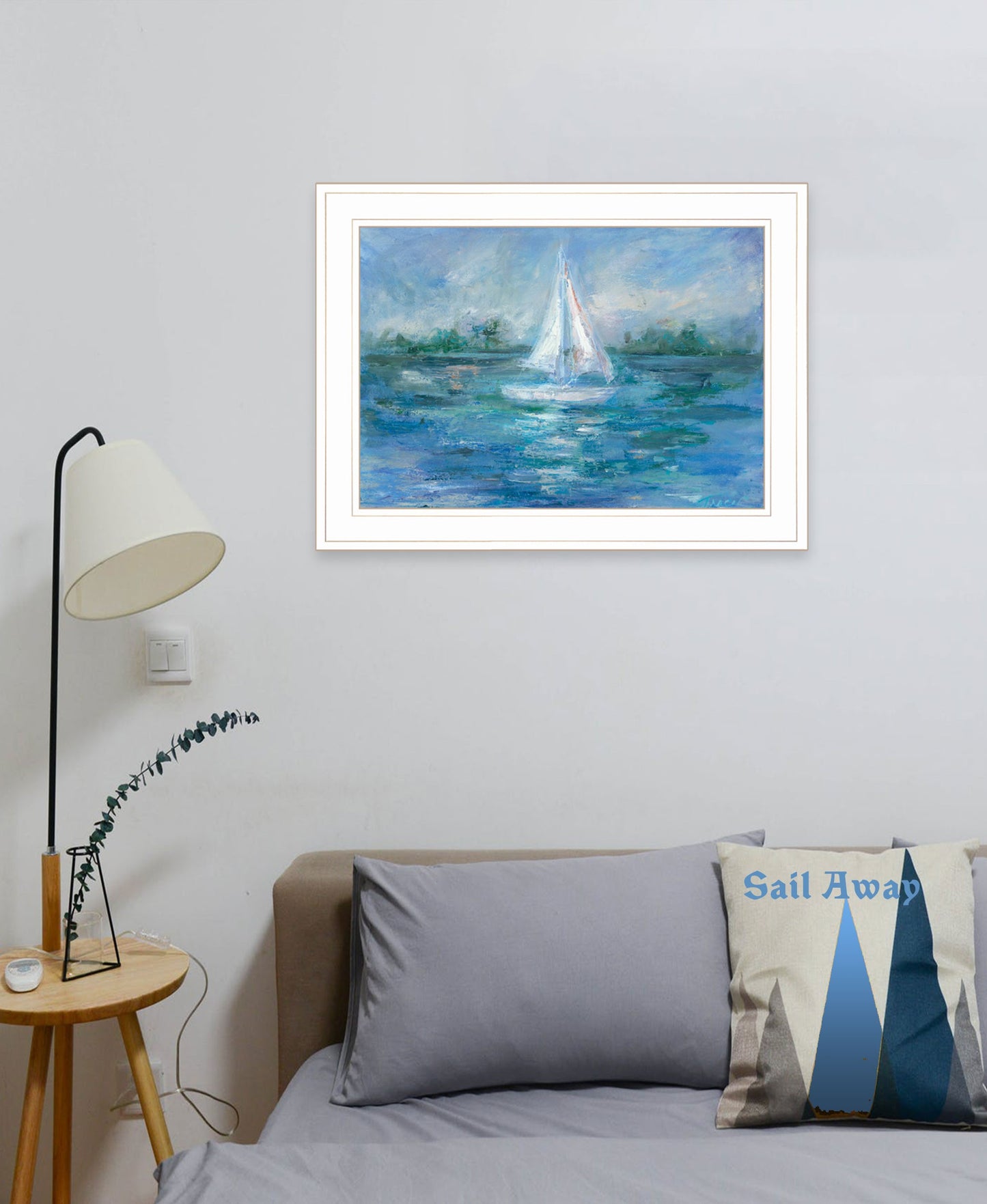 A Day In the Life 2 White Framed Print Wall Art-4