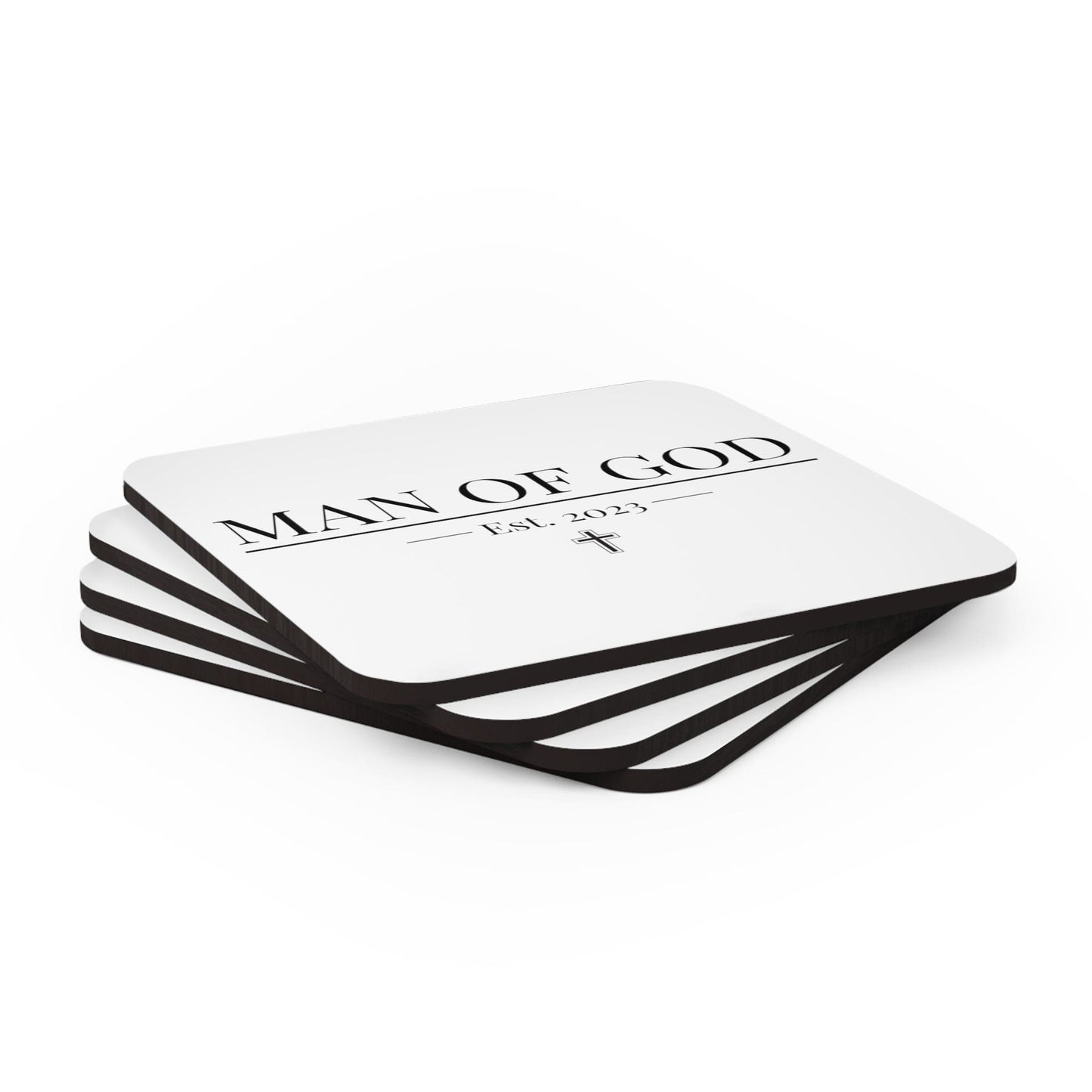Decorative Coaster Set 4-piece - Say it Soul - Man of God-2