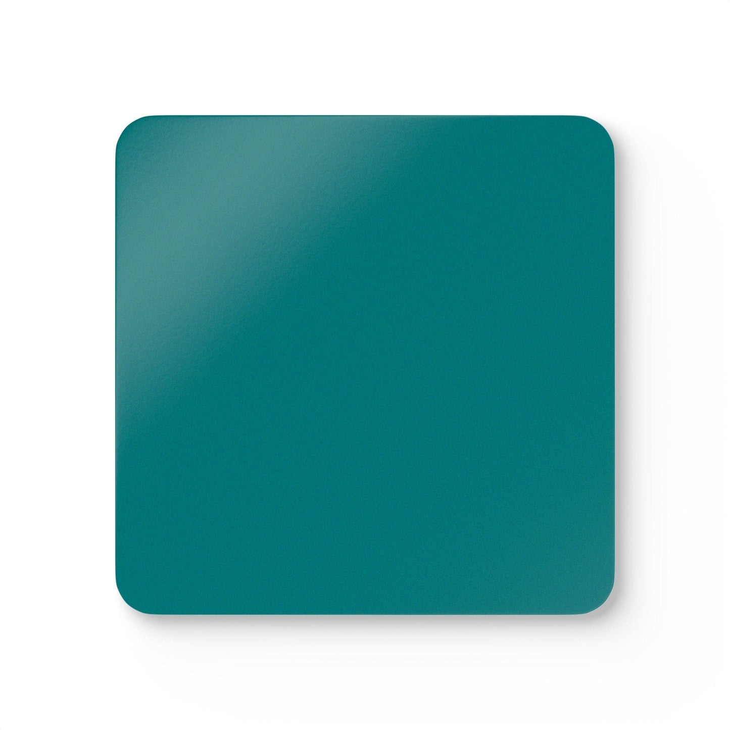 Handcrafted Square Coaster Set of 4 Dark Teal Green-1