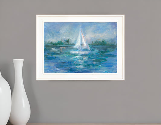 A Day In the Life 2 White Framed Print Wall Art-0