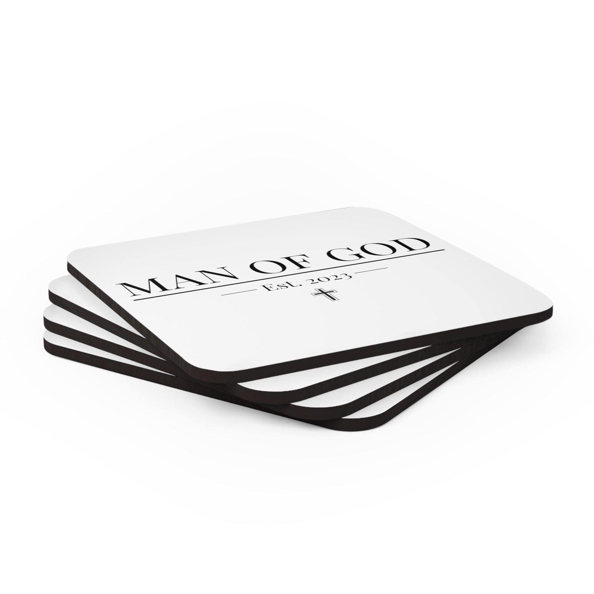 Decorative Coaster Set 4-piece - Say it Soul - Man of God-2